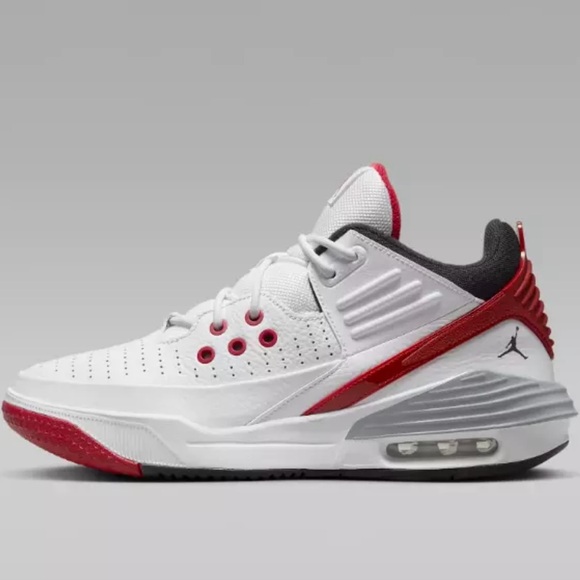 Nike Jordan Max Aura 5 Shoes 'White/Varsity Red' (DZ4353-101) Men’s 10.5 - Picture 4 of 13